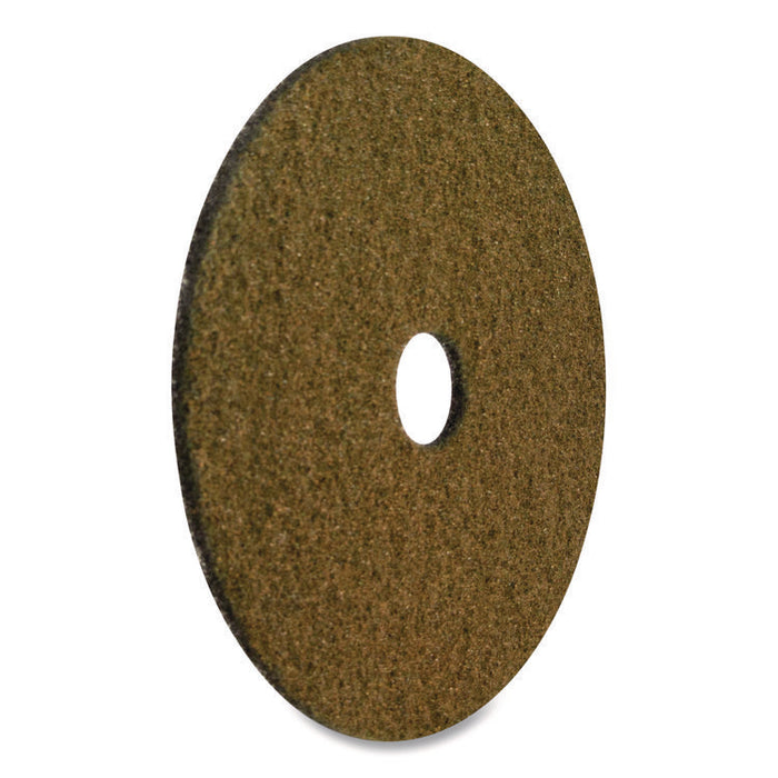 Black Diamond 1500 Grit Diamond Pad, 20" Diameter, Black and Yellow, 2/Carton