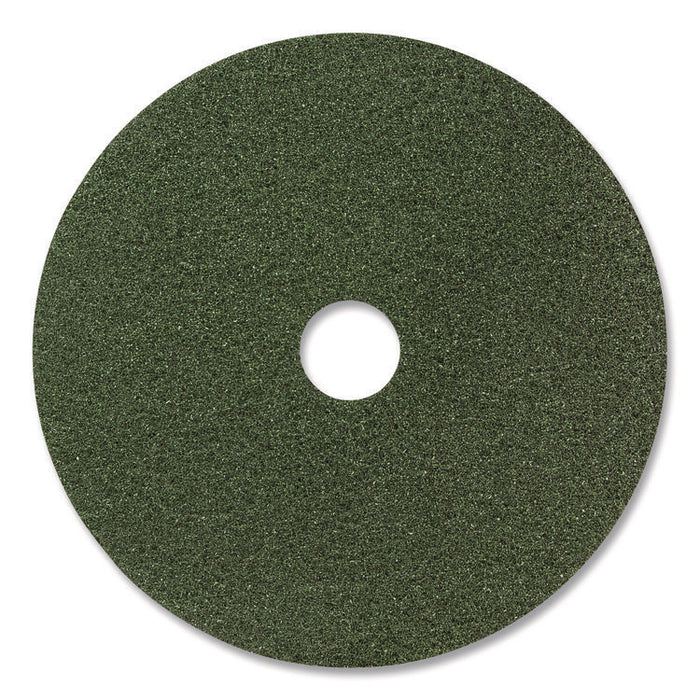 Black Diamond 3000 Grit Diamond Pad, 17" Diameter, Black and Green, 2/Carton