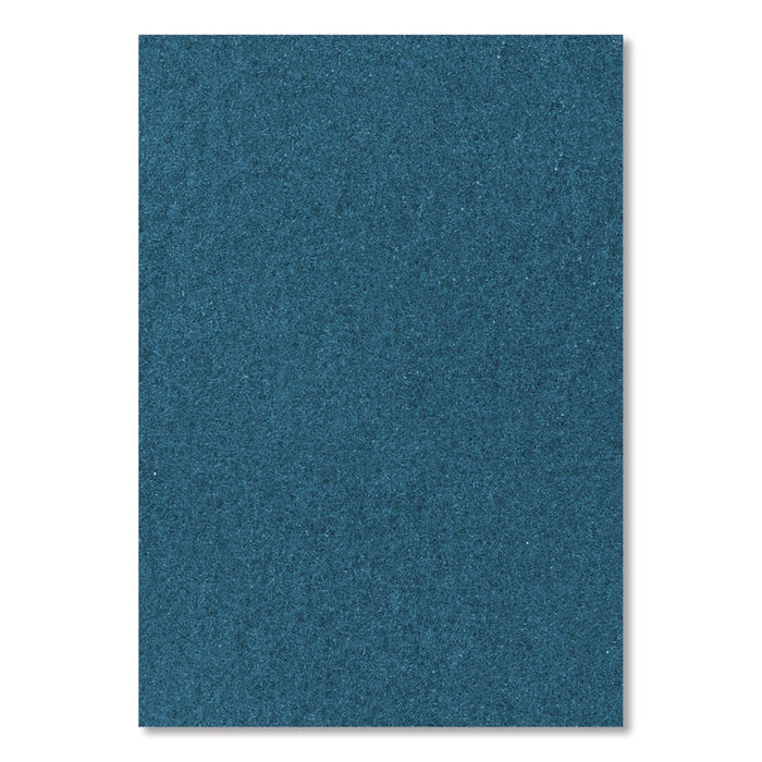 Cleaner Pad, 14 x 20, Blue, 5/Carton