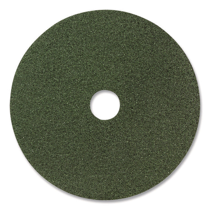 Black Diamond 3000 Grit Diamond Pad, 20" Diameter, Black and Green, 2/Carton