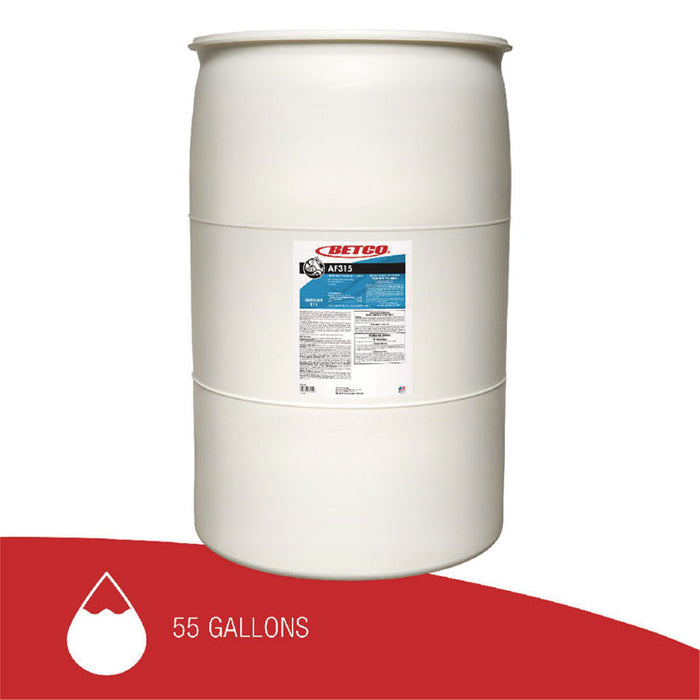 AF315 Disinfectant Cleaner, Citrus Floral Scent, 55 gal Drum