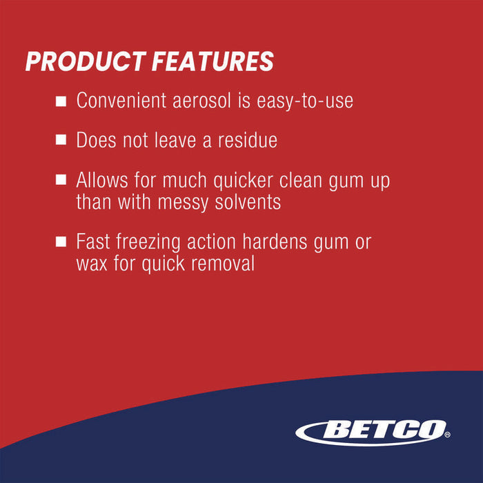 FiberPRO Gum Remover, 6.5 oz Aerosol Spray, 12/Carton