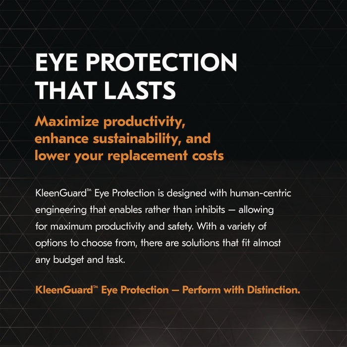 V20 Visio Safety Glasses, Silver Half Frame, Clear Dual Lens, 12/Carton