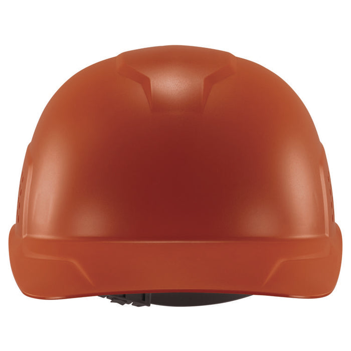 Skullerz 8951 Vented Hard Shell Bump Cap, Short Front Brim, One Size Fits Most (6.13 to 8), Orange
