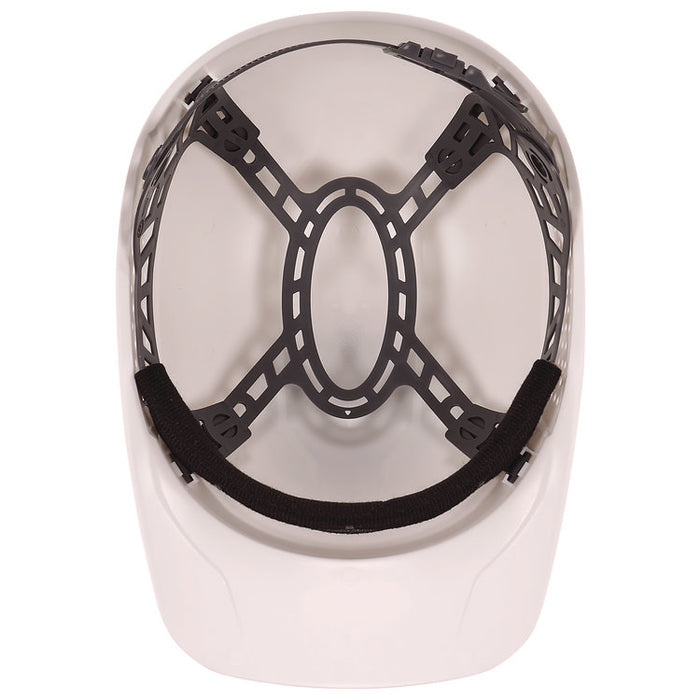 Skullerz 8951 Vented Hard Shell Bump Cap, Short Front Brim, One Size Fits Most (6.13 to 8), White
