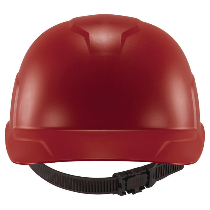 Skullerz 8952 Hard Shell Bump Cap, Short Front Brim, One Size Fits Most (6.13 to 8), Red