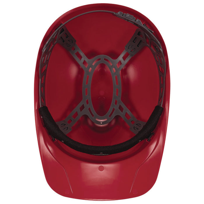 Skullerz 8952 Hard Shell Bump Cap, Short Front Brim, One Size Fits Most (6.13 to 8), Red