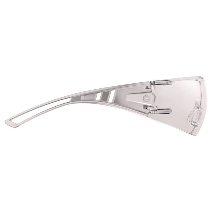 Skullerz VORDR Safety Glasses, Frameless, Clear Single Lens, 12/Pack