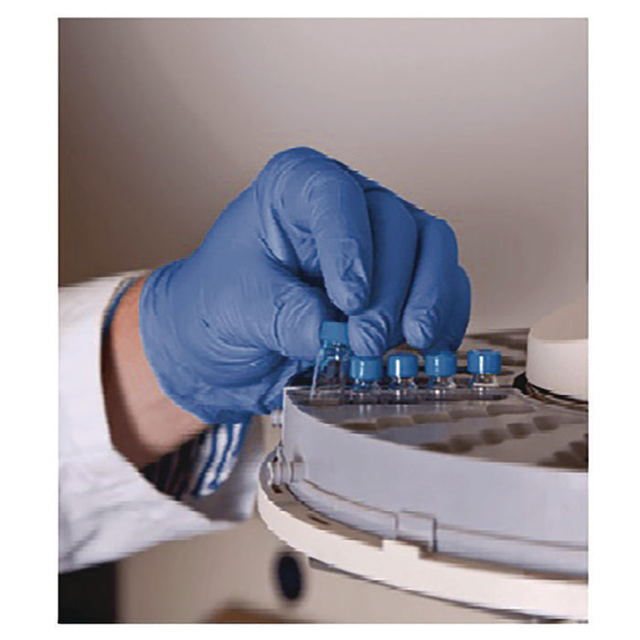 Nitrile Exam Gloves, Powder-Free, Medium, 9.5" Long, Blue, 100/Box