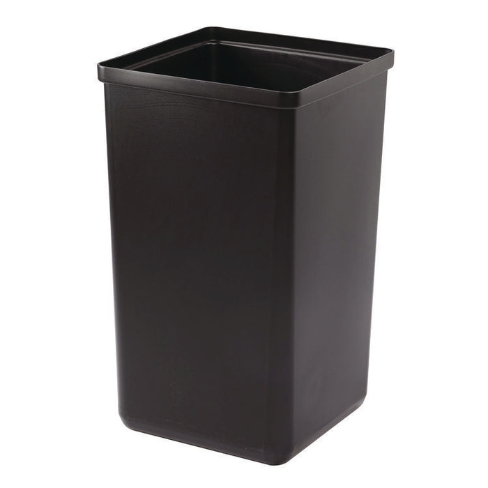 29 Gallon Trash/Recycling Cans, Steel, Blue Can with Square Lid