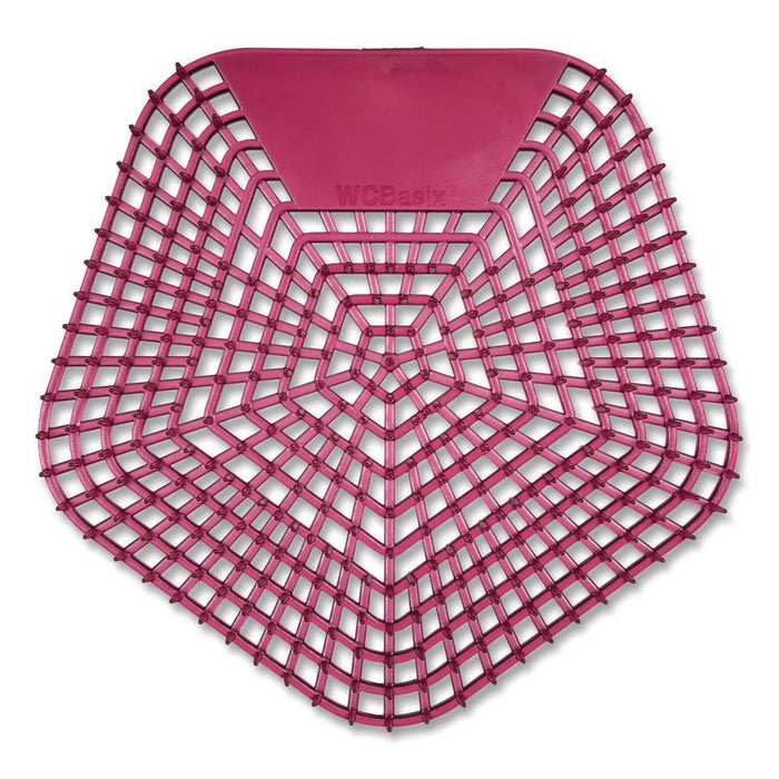 Anti-Splash Urinal Screen, Apple Cinnamon Scent, Red, 0.11 oz, 10/Box