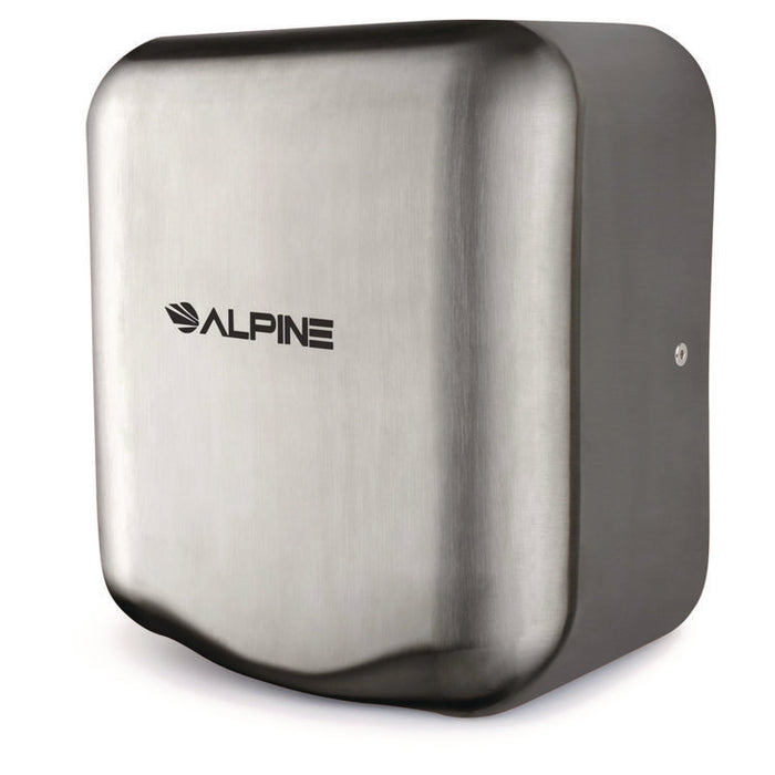 Hemlock Commercial 220V Automatic Hand Dryer, 6.68 x 11.41 x 12.31, Silver