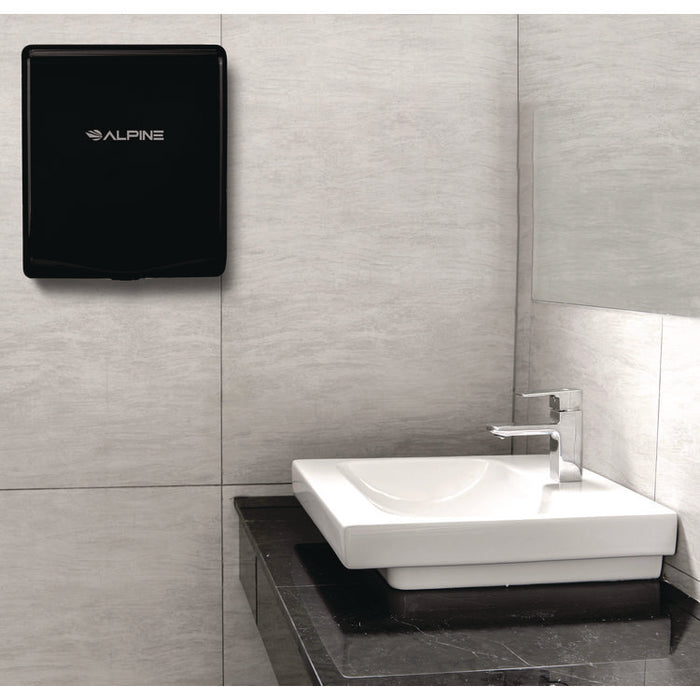 Willow Commercial 120V Automatic Hand Dryer, 3.93 x 11.25 x 12.63, Black