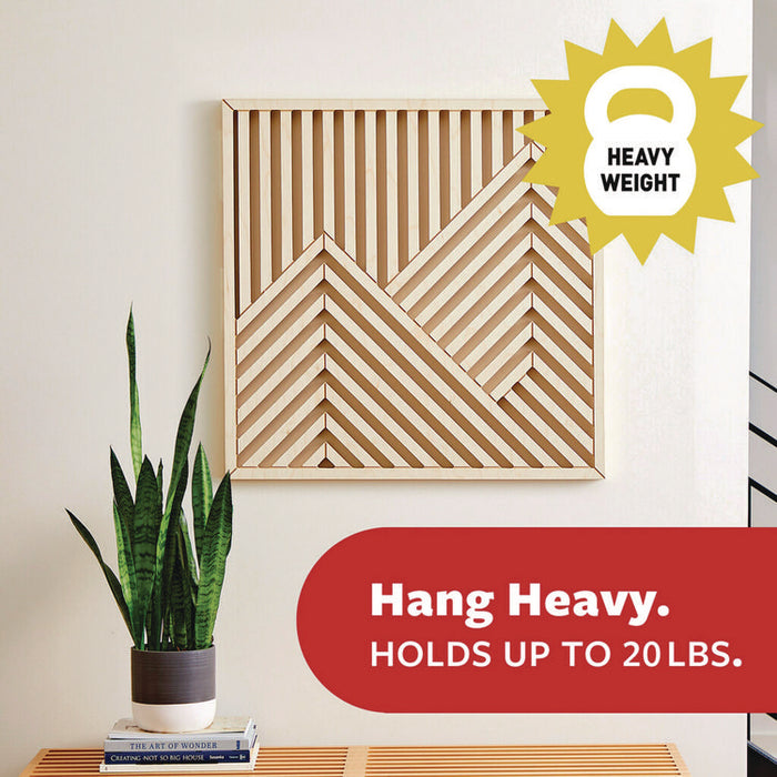 Damage-Free Hanging Picture Hanging Strip Pairs, Holds up to 5 lb, 16/Pack