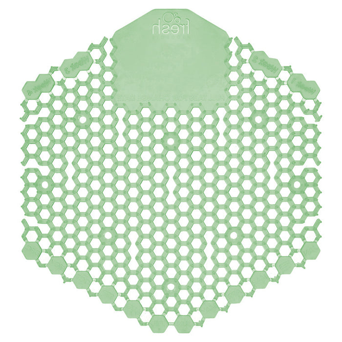 Wave 3D Urinal Deodorizer, Cucumber Melon Scent, Green, 10/Box