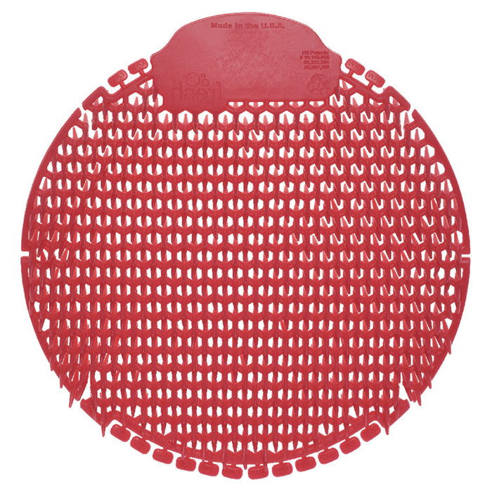 Slant7 with Terminator Urinal Screen, Forest Scent, Red, 30/Carton
