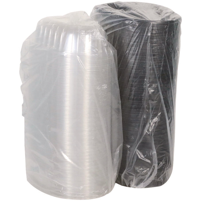 MealMaster Chicken Roaster Base/Lid, 10 x 7.5 x 4, Black/Clear, Plastic, 110/Carton