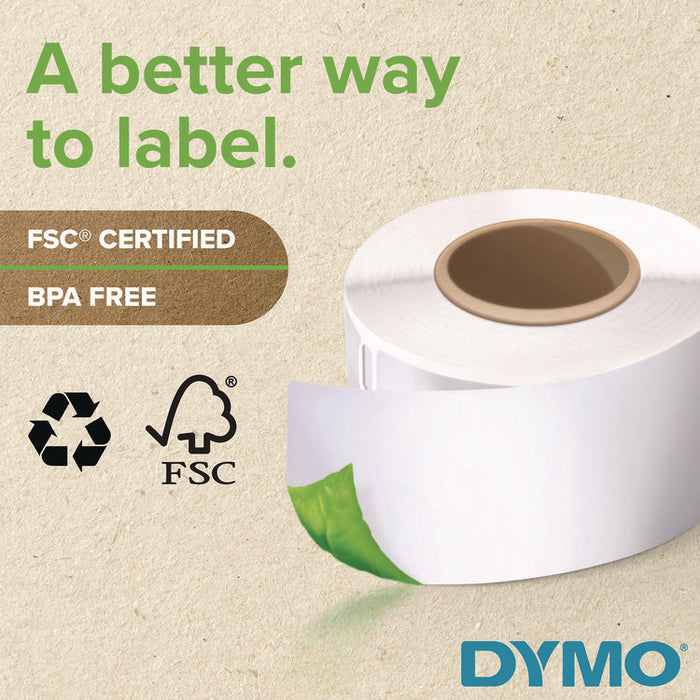 LabelWriter Address Labels, 1.25'' x 2.25'', White, 1,000 Labels/Roll