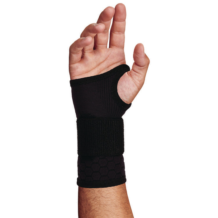 ProFlex 680 Wrist Support Sleeve with Single Strap, Small, Fits Left Hand/Right Hand, Black
