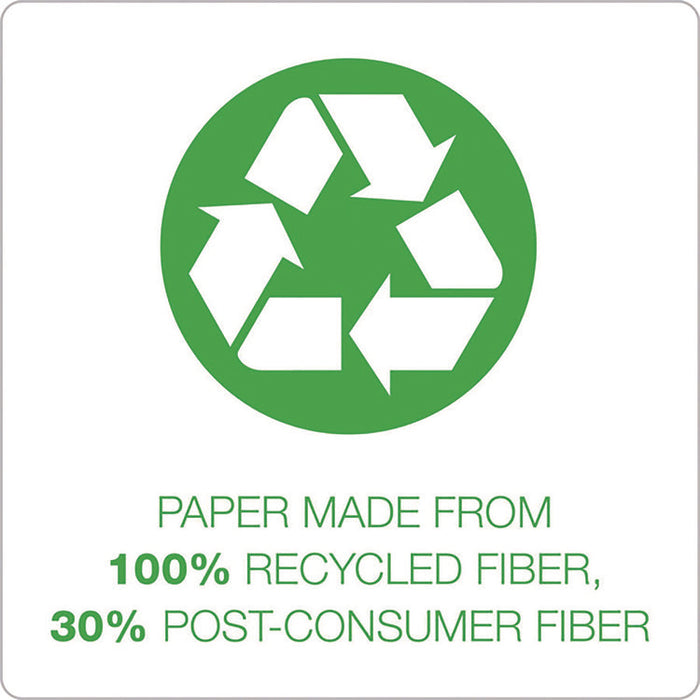 Second Nature Recycled Ruled Pads, Wide/Legal Rule, (50) Canary Yellow 8.5 x 11 Sheets, Dozen
