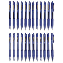 Load image into Gallery viewer, Z-Grip Ballpoint Pen, Retractable, Medium 1 mm, Blue Ink, Translucent Blue/Blue Barrel, 24/Pack
