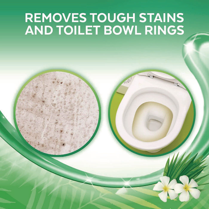 Cling and Fresh Toilet Bowl Cleaner, Forest Rain Scent, 24 oz Angle-Neck Bottle, 2/Pack