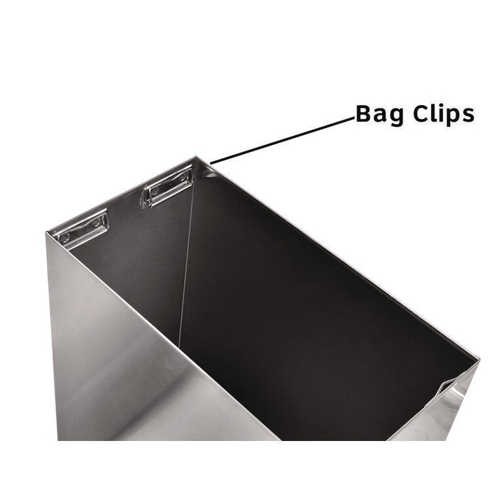 Stainless Steel Recessed Paper Towel Dispenser with Waste Receptacle, 56 x 4 x 17