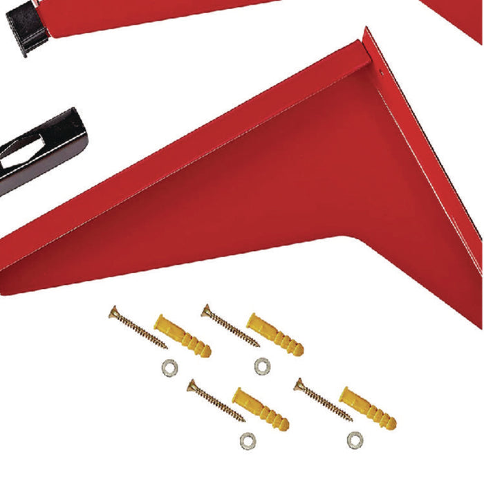 Drop Lift Blueprint Storage Wall Rack, Assorted Document Sizes Accommodated, 7.9" x 1.2" x 7.1", Red