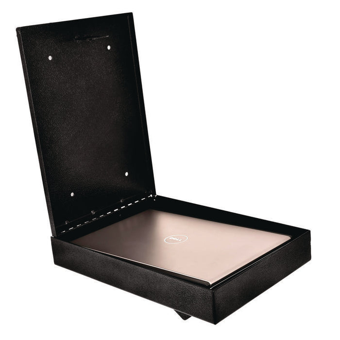 Large Wall Mounted Weatherproof Steel Secure Drop Box, 11 x 2.4 x 16, Black