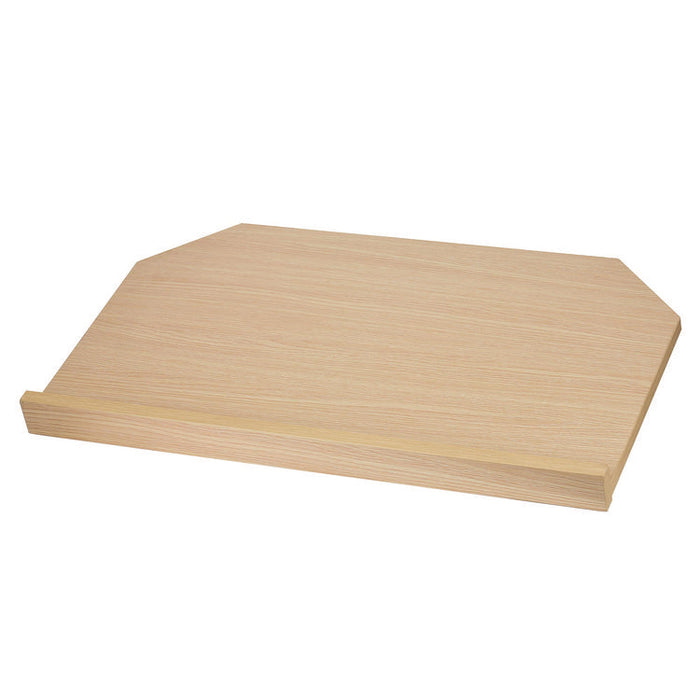 Foldable Tabletop Podium Lectern Speaker Stand, 27 x 16 x 19, Medium Oak