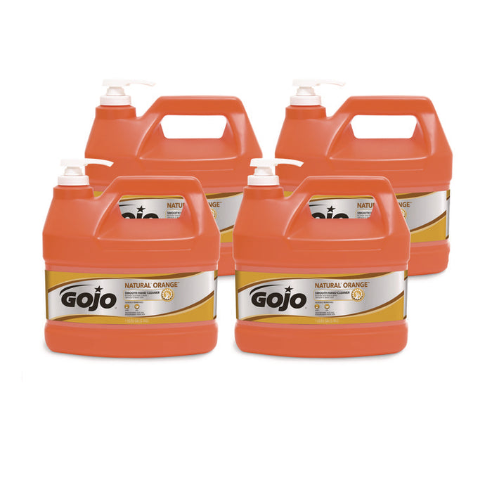 NATURAL ORANGE Smooth Hand Cleaner, Citrus Scent, 1 gal, 4/Carton