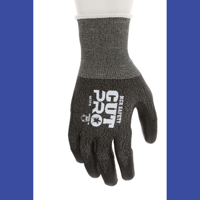 Cut Pro 92721 Gloves, 10" Long, XX-Large, Black, 12 Pairs