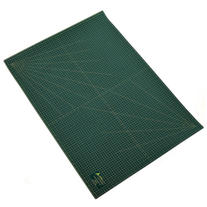 Reversible Self Healing Cutting Mat, 1" Grid with Guide Angles, 30" x 42", Green/Black