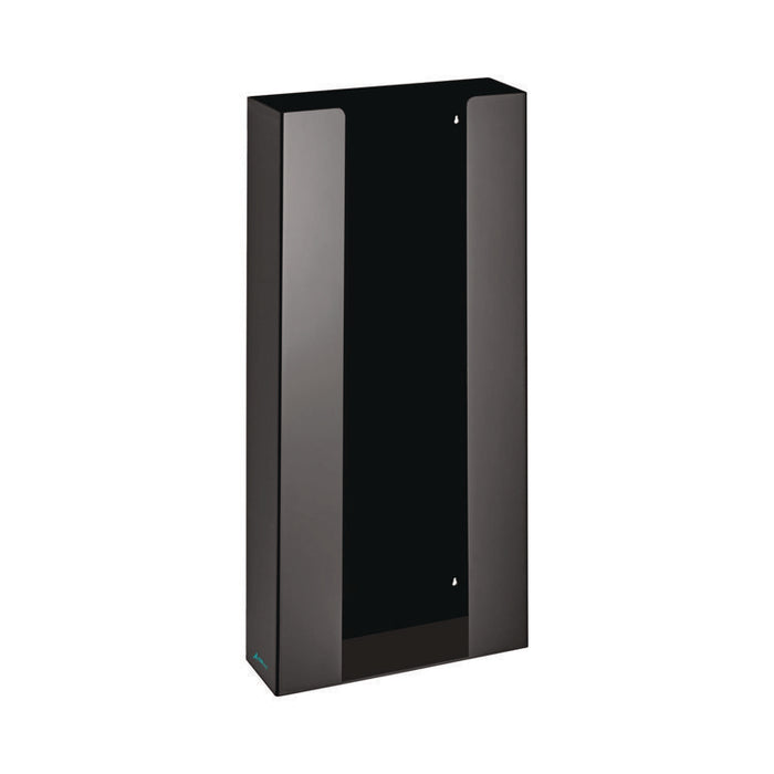 Acrylic Glove Dispenser, Quad Box Capacity, 10.2 x 3.5 x 21.1, Black