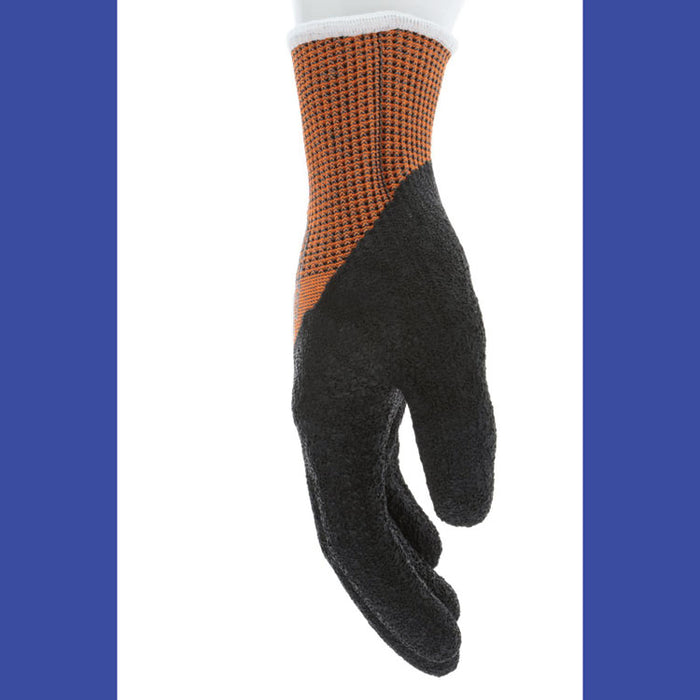 Cut Pro 92743LT Gloves, 10" Long, Large, Black/Orange, 12 Pairs