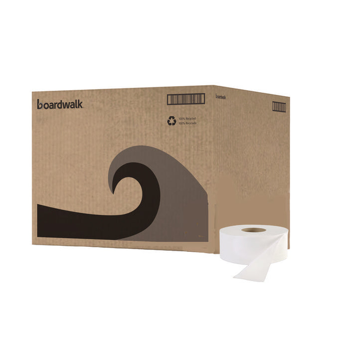 Jumbo Roll Bathroom Tissue, Septic Safe, 2-Ply, 3.2" x 525 ft, White, 12 Rolls/Carton