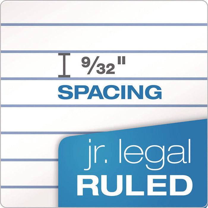 Earthwise Recycled Paper Legal Pads, Wide/Legal Rule, (40) White 5 x 8 Sheets, 6/Pack