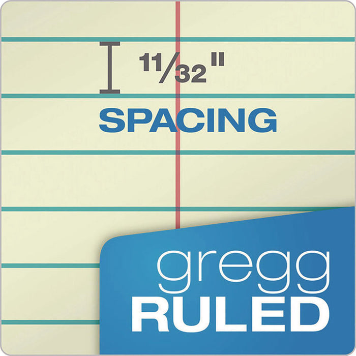 Gregg Steno Pads, Gregg Rule, (60) Green-Tint 6 x 9 Sheets