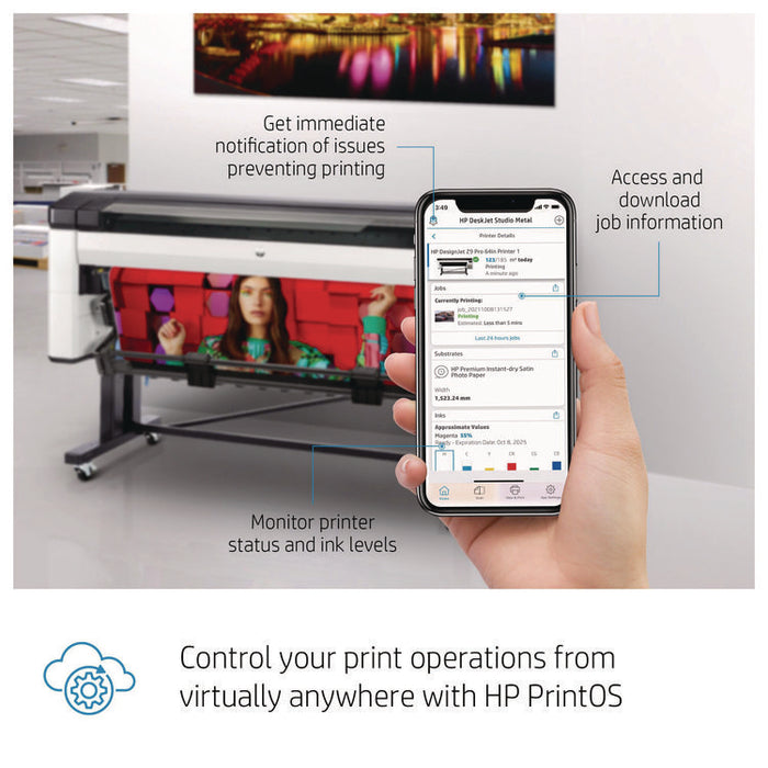 DesignJet Z9+ Pro 64" Wireless Wide Format Inkjet Printer