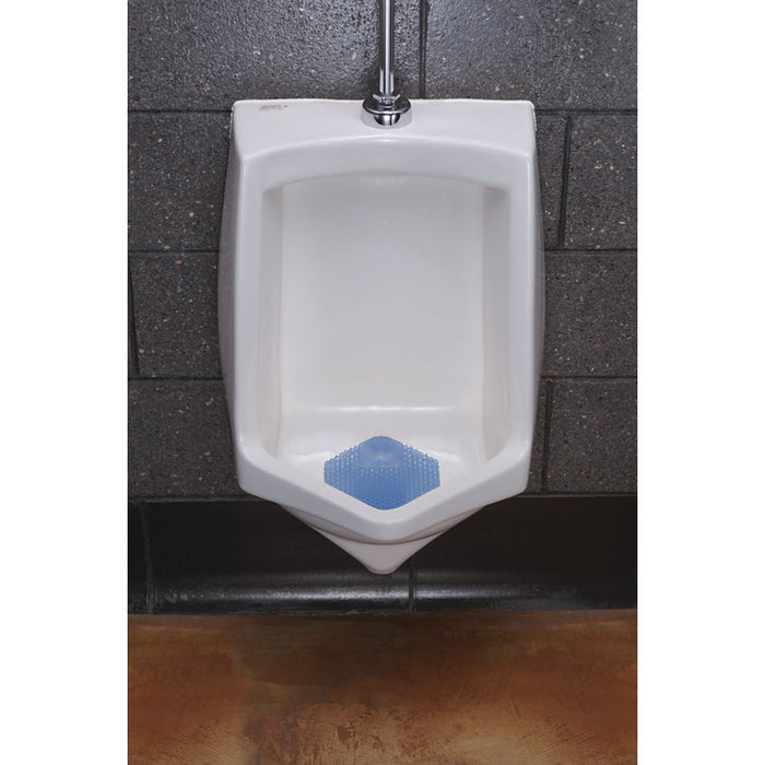 Wave 3D Urinal Deodorizer, Cotton Blossom Scent, Blue, 10/Box