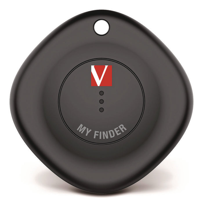 My Finder Bluetooth Tracker for Apple iOS, Black/Purple/White, 3/Pack