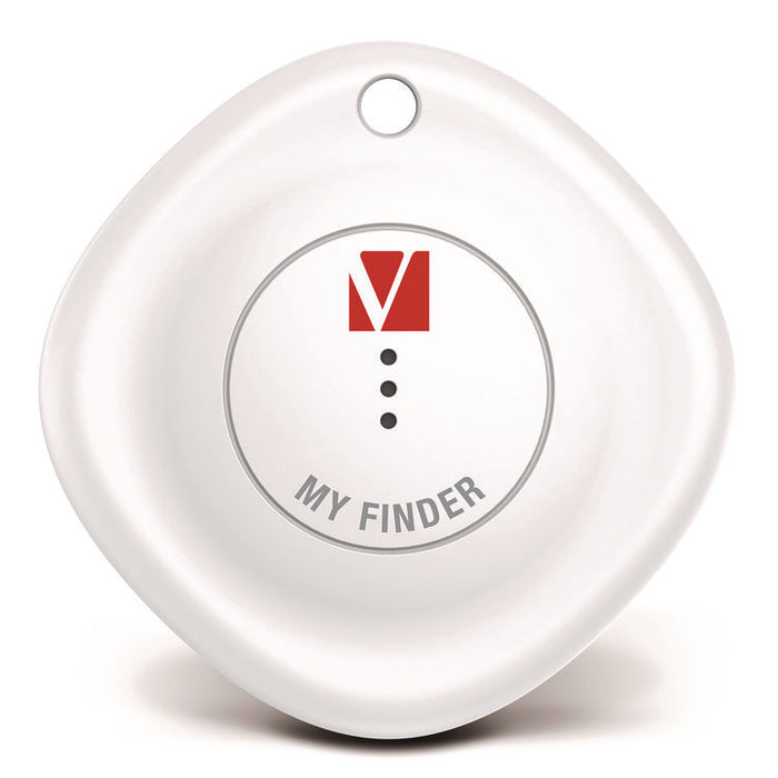 My Finder Bluetooth Tracker for Apple iOS, Black/White, 2/Pack