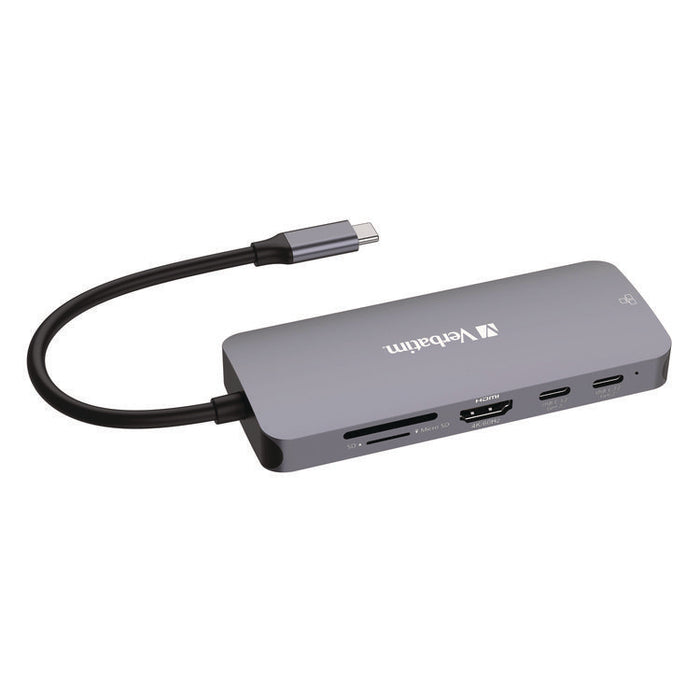 USB-C Pro Multiport Hub9 Port, Gray