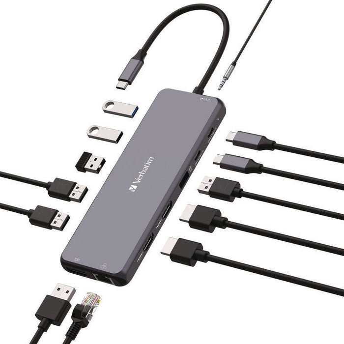USB-C Pro Multiport Hub CMH 13Port, Gray