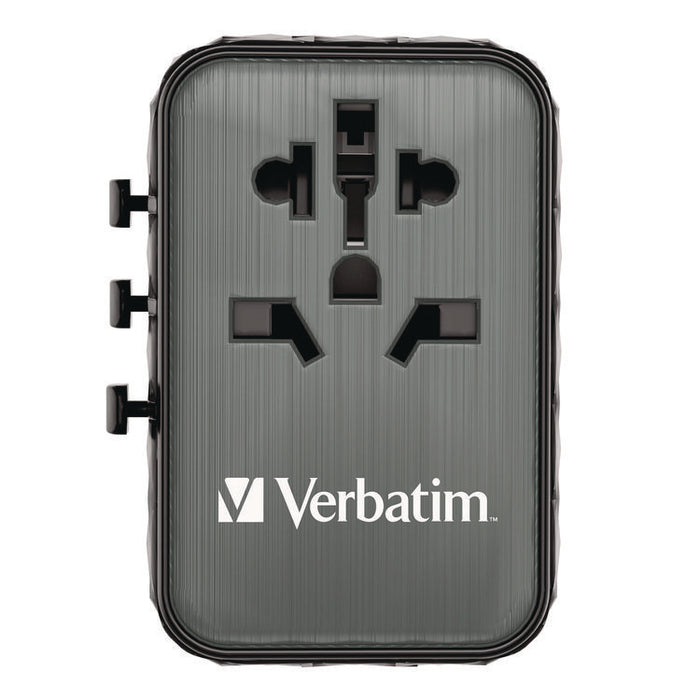 UTA-05 Gan III Universal Travel Adapter, (2) USB-A/(2) USB-C/Quick Charge 4+
