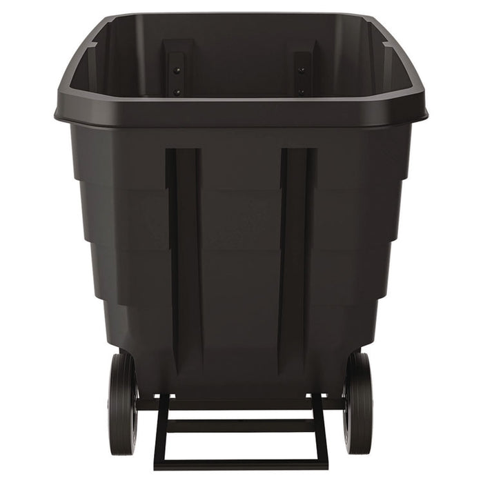 1 cu yd Light Duty Tilt Truck, 1,250 lb Capacity, Black