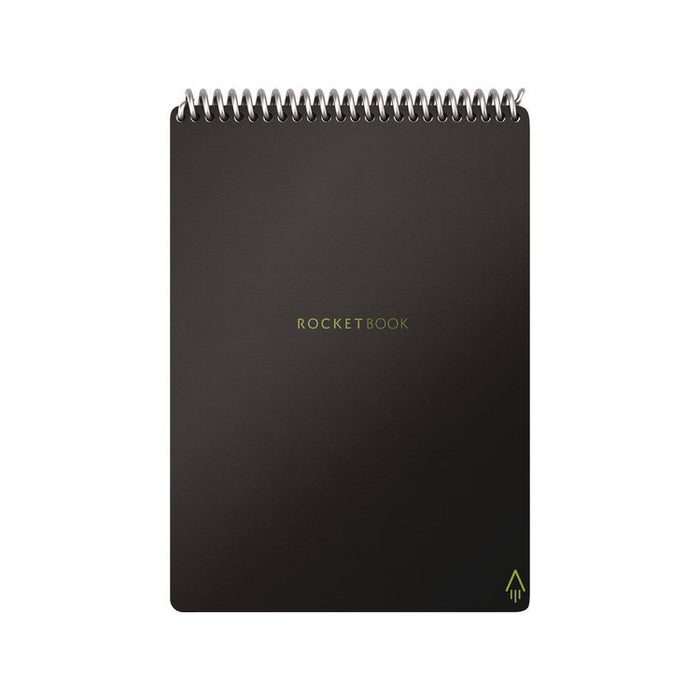 Flip Smart Notepad, Black Cover, Lined/Dotted Rule, (18) White 6 x 8 Sheets