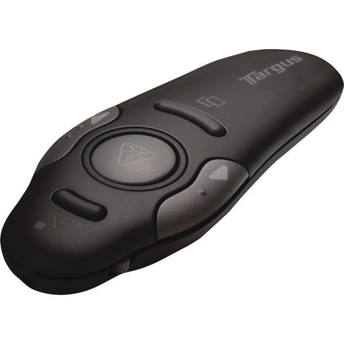 Wireless USB Presenter with Laser Pointer, Class 2, 50 ft Range, Black