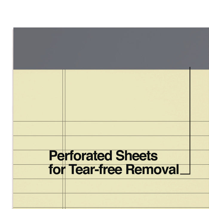 Notepads, Narrow Rule, (50) Canary Yellow 5 x 8 Sheets, 6/Pack