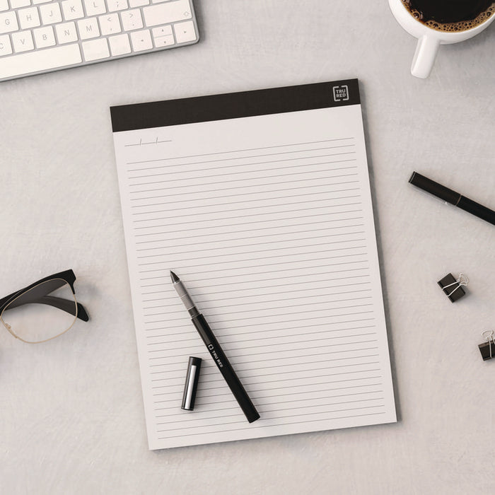 Notepads, Narrow Rule, (50) White 8.5 x 11 Sheets, 6/Pack